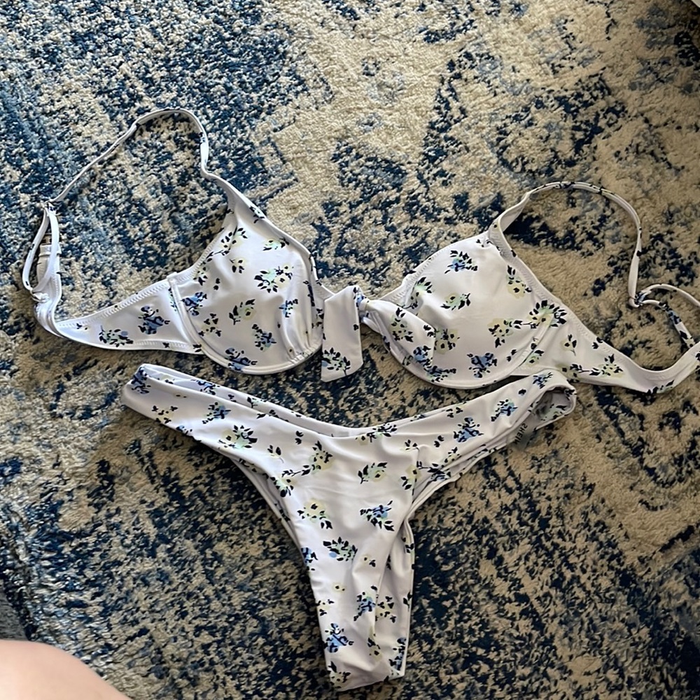 Floral bathing suit